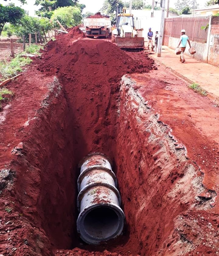 Obras continuam em ritmo acelerado no Jd. Ana Elisa e Jd. Imperial